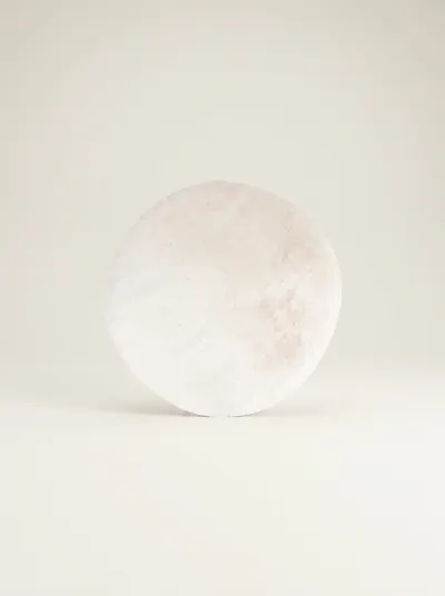 Lalee Ivory round rug 120cm