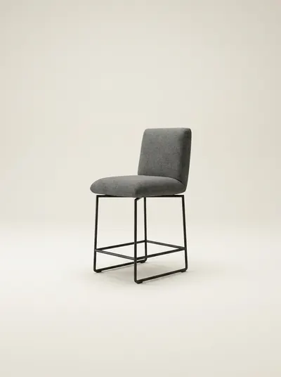THEKLA bar stool, graphite